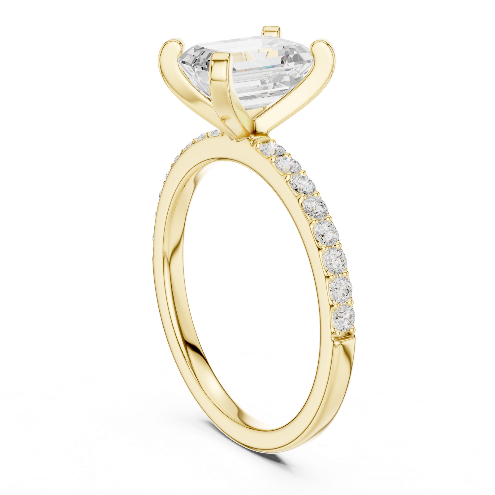 Gold Ring DDLR-886, Yellow Gold, view 1