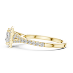 Gold Ring DDLR-912, Yellow Gold, view 3
