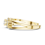 Gold Ring DDLR-837, Yellow Gold, view 3