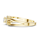 Gold Ring DDLR-837, Yellow Gold, view 3
