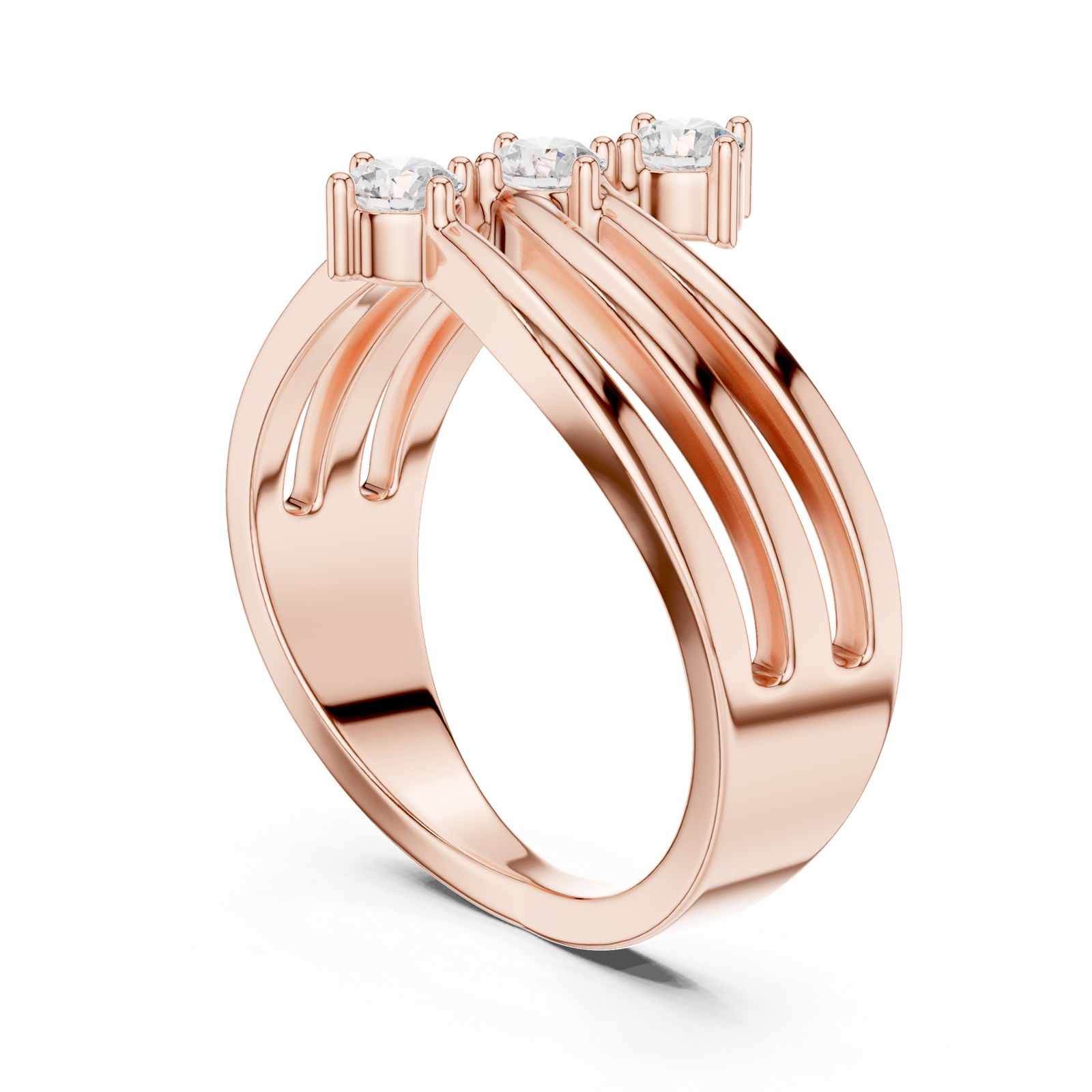Gold Ring SBWR(37), Rose Gold