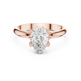 Gold Ring DDLR-1059, Rose Gold, view 4