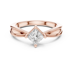 Gold Ring DDLR-527, Rose Gold, view 4