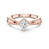 Gold Ring DDLR-527, Rose Gold, view 4