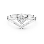 Gold Ring DDLR-477, White Gold, view 4