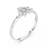 Gold Ring LR-01 (91), White Gold, view 2