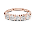 Gold Ring DDLR-615, Rose Gold, view 4