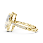 Gold Ring DDLR-747, Yellow Gold, view 3
