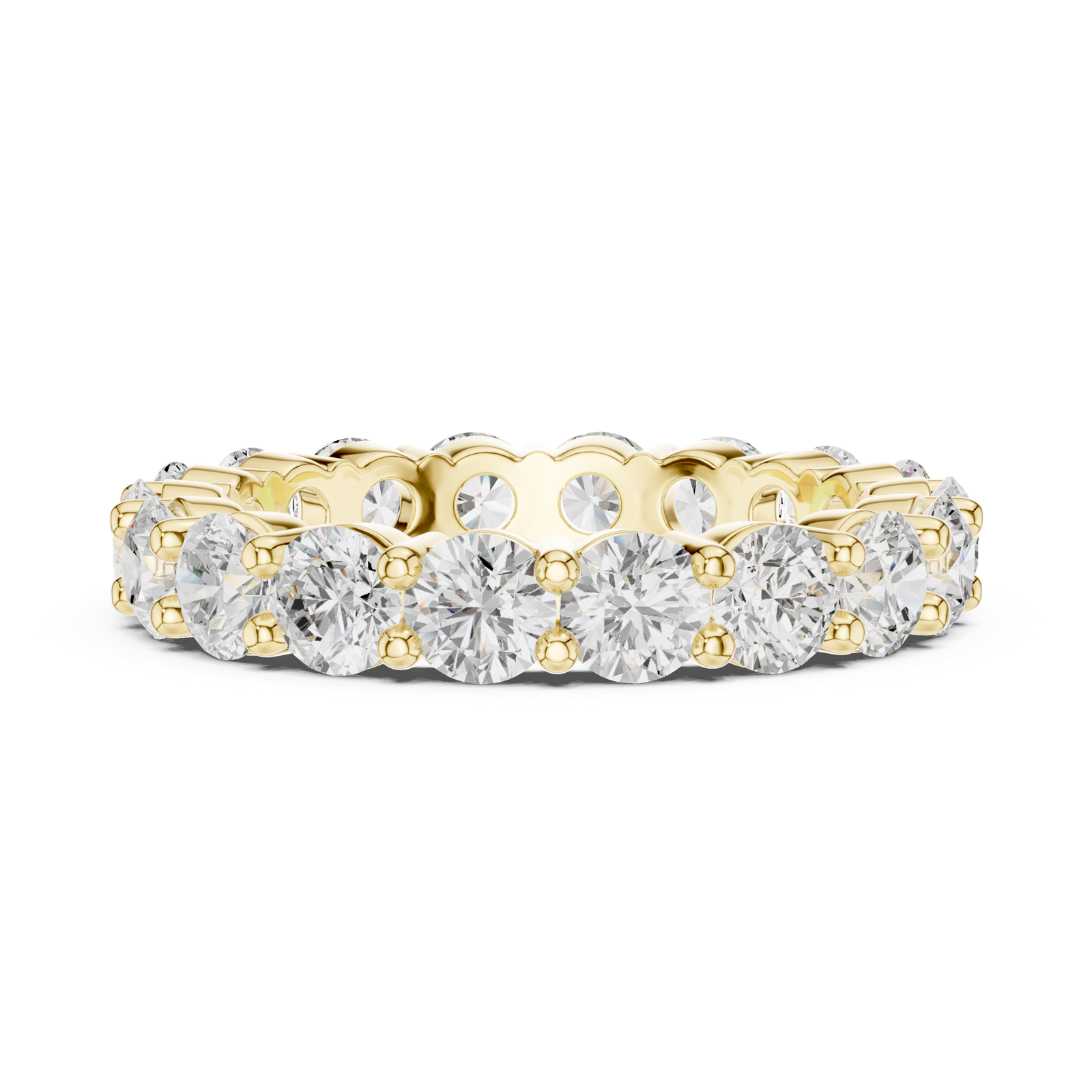 Gold Ring DDLR-691, Yellow Gold, view 3