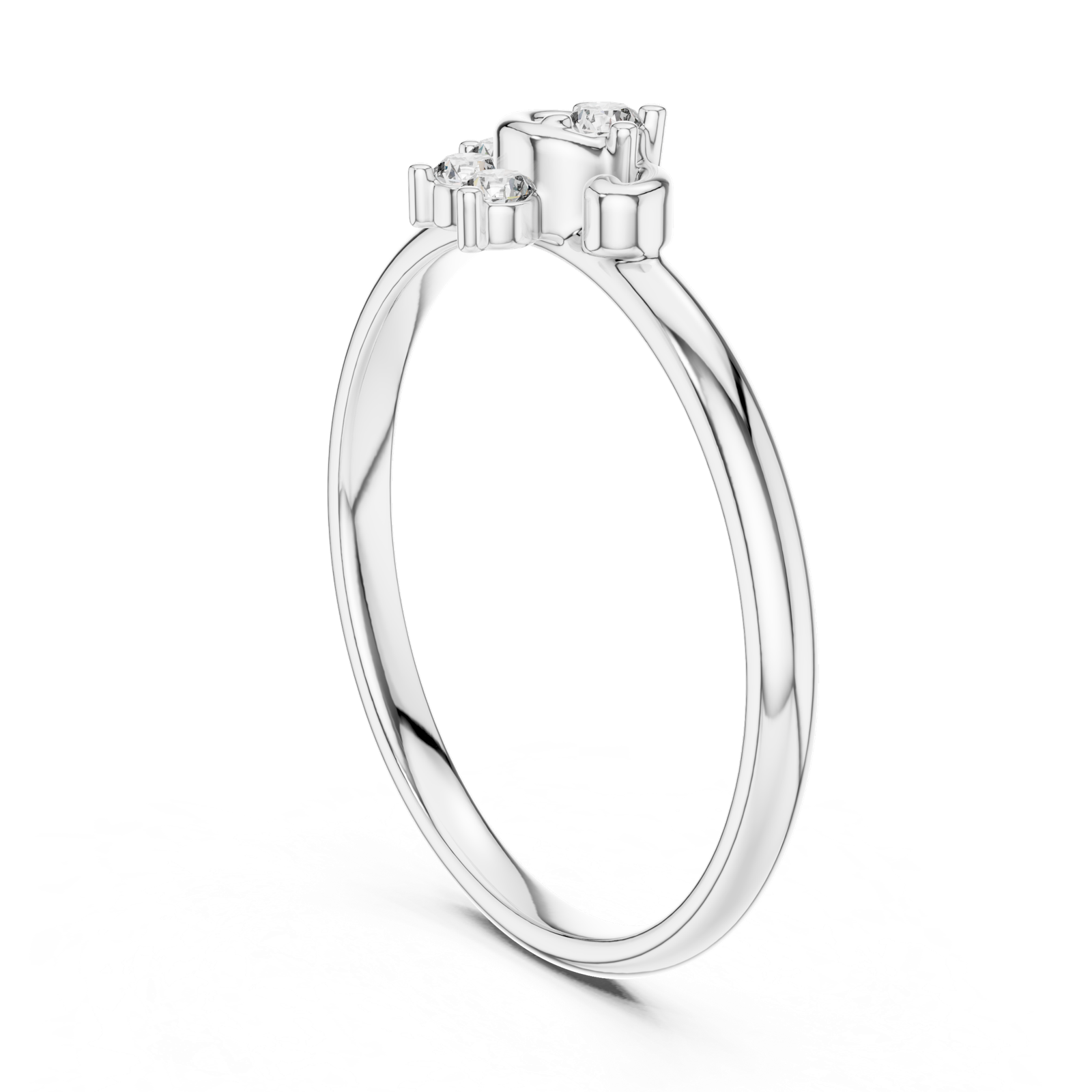 Gold Ring 1 (372), White Gold