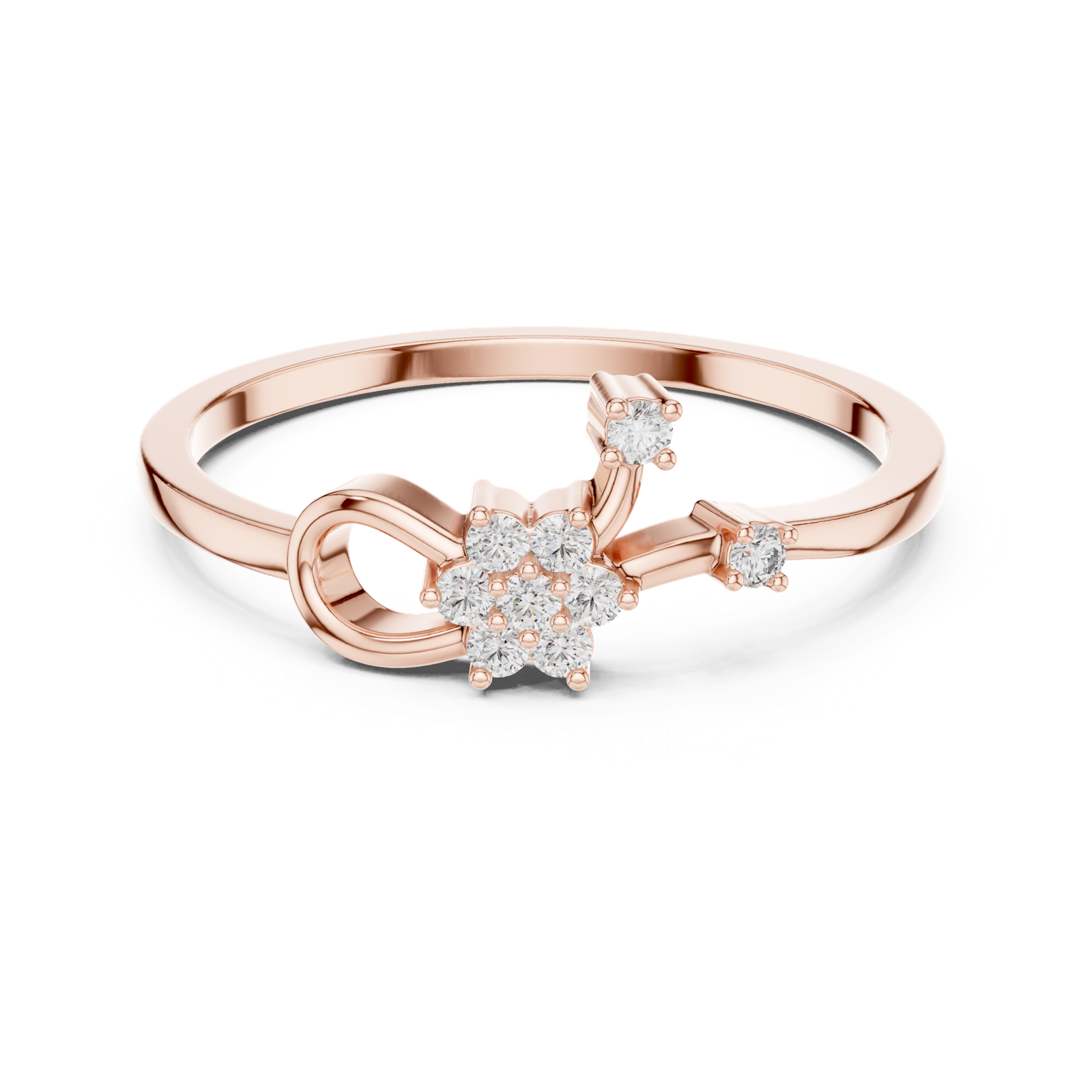 Gold Ring DR-6247, Rose Gold