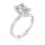 Gold Ring DDLR-963, White Gold, view 2