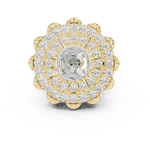 Gold Ring DDLR-752, Yellow Gold, view 4