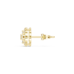 Gold Earrings AGDER-353, Yellow Gold, view 3