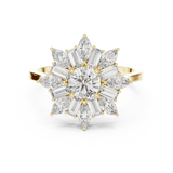 Gold Ring ALR-65, Yellow Gold, view 4
