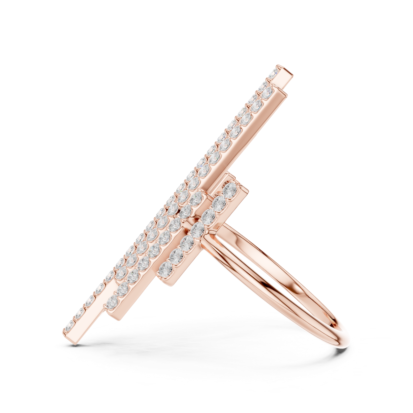 Gold Ring SBWR(38), Rose Gold, view 3