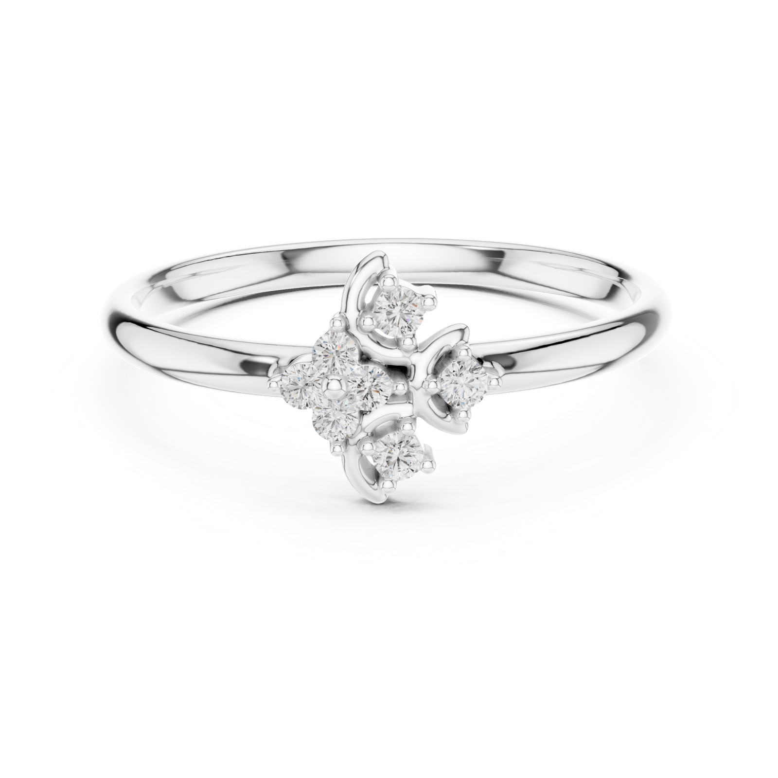 Gold Ring 1 (426), White Gold, view 4
