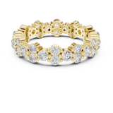 Gold Ring DDLR-210, Yellow Gold, view 4
