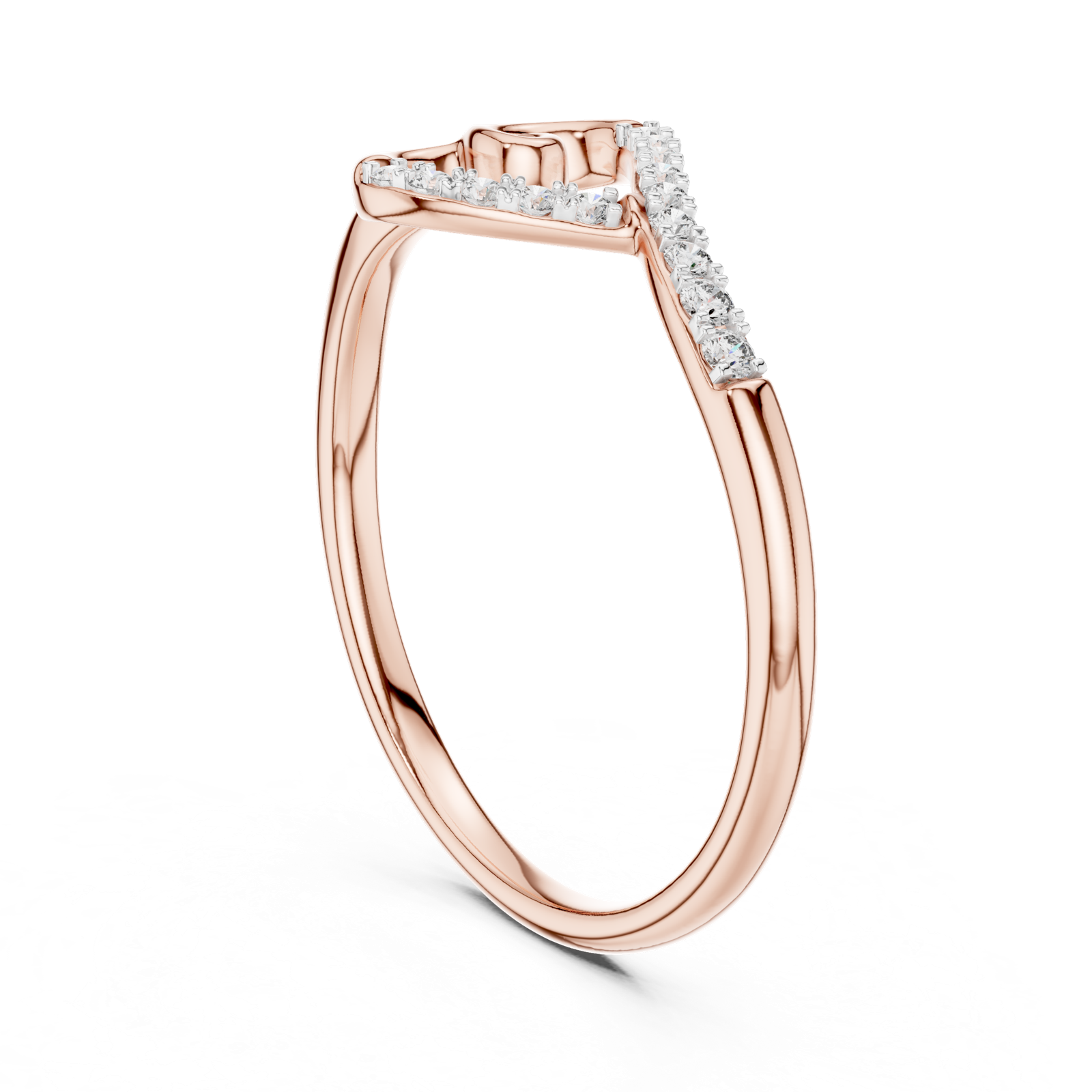 Gold Ring 12-10049@L, Rose Gold, view 1