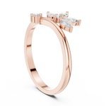 Gold Ring HLR-259, Rose Gold, view 1