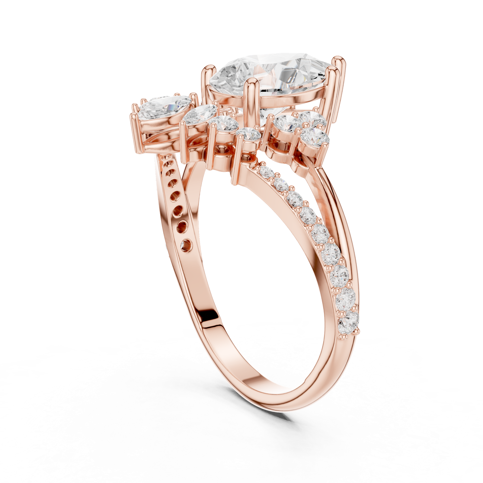 Gold Ring SBWR(55), Rose Gold