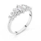 Gold Ring ALR-98, White Gold, view 2
