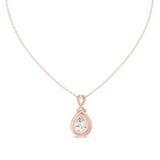 Gold Pendant GPD-0014, Rose Gold, view 4