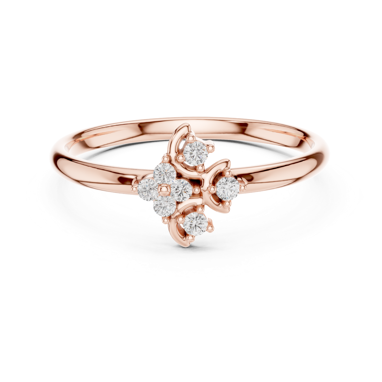 Gold Ring 1 (426), Rose Gold, view 4