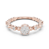 Gold Ring 19-120010L, Rose Gold