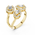 Gold Ring L03-504, Yellow Gold, view 2