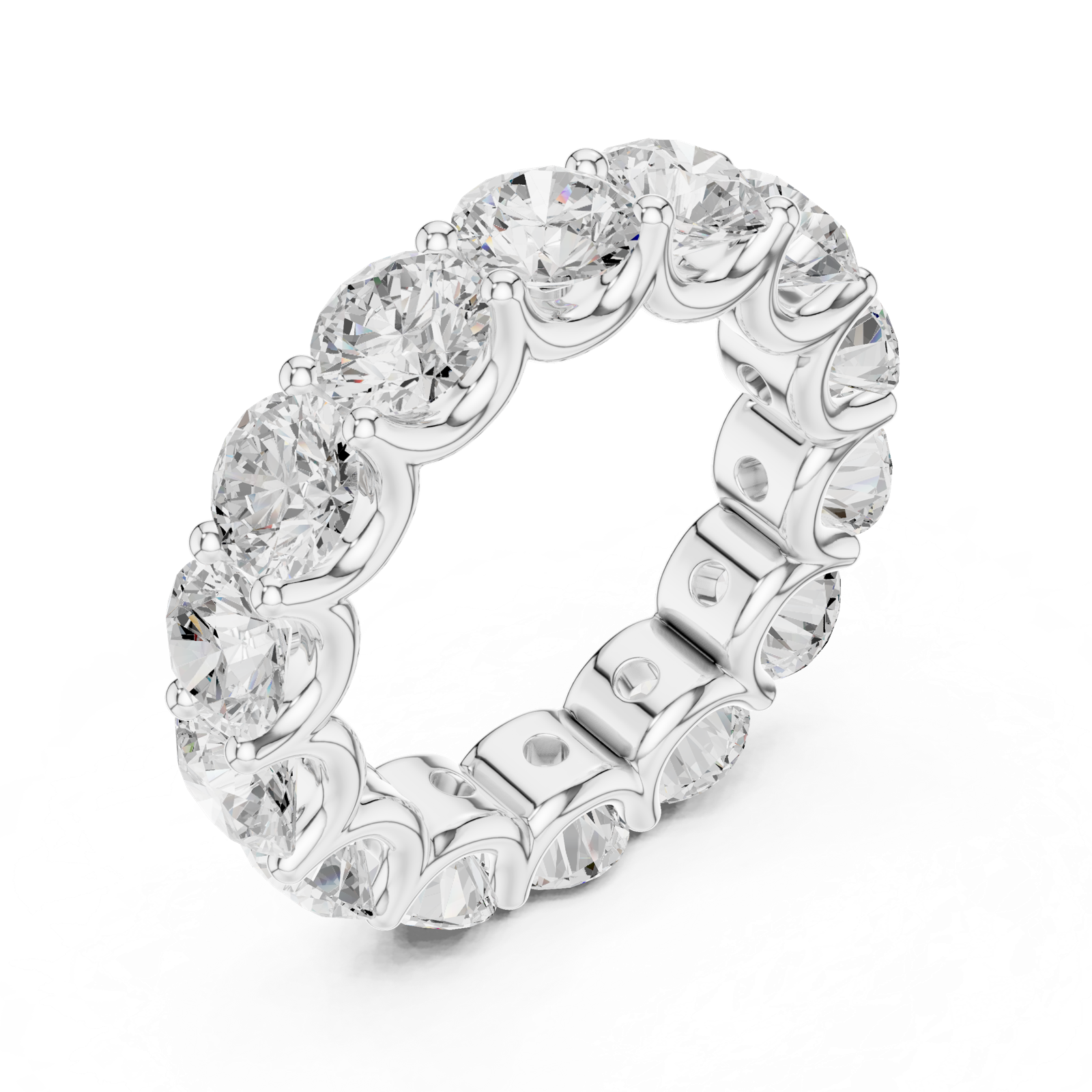 Gold Ring DDLR-662, White Gold, view 2
