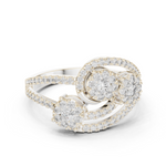 Gold Ring 19-120003L, White Gold