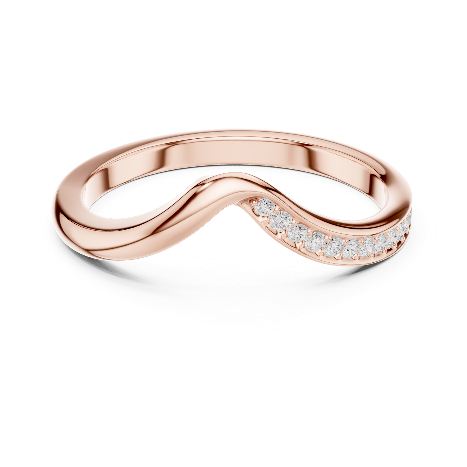 Gold Ring SBWR(61), Rose Gold