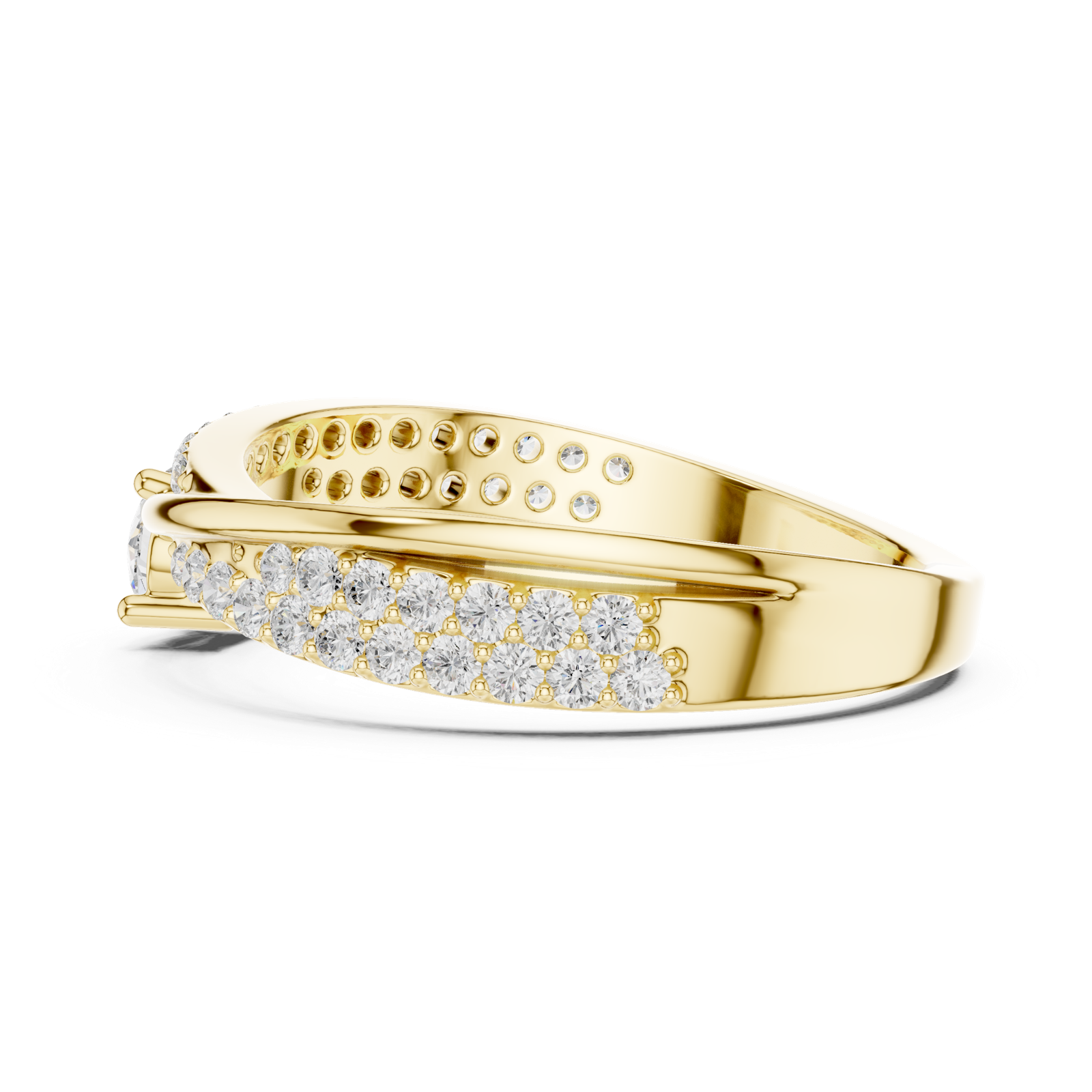 Gold Ring SBWR(1), Yellow Gold, view 3
