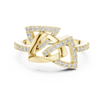 Gold Ring LR-01 (83), Yellow Gold, view 4
