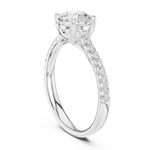 Gold Ring DDLR-634, White Gold, view 1