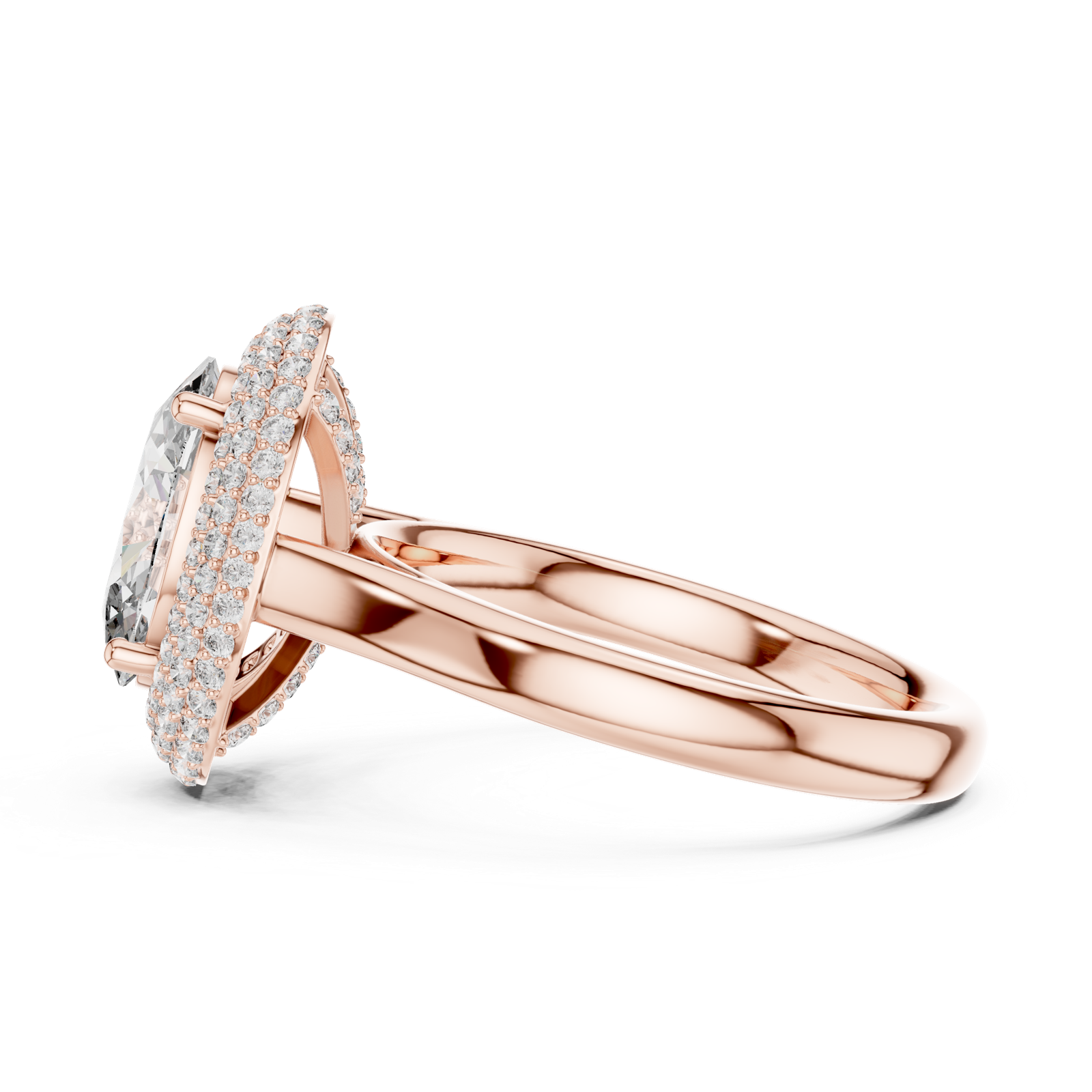 Gold Pendant 9-10038L_SS14, Rose Gold, view 3