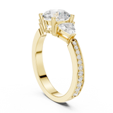 Gold Ring DDLR-264, Yellow Gold, view 1