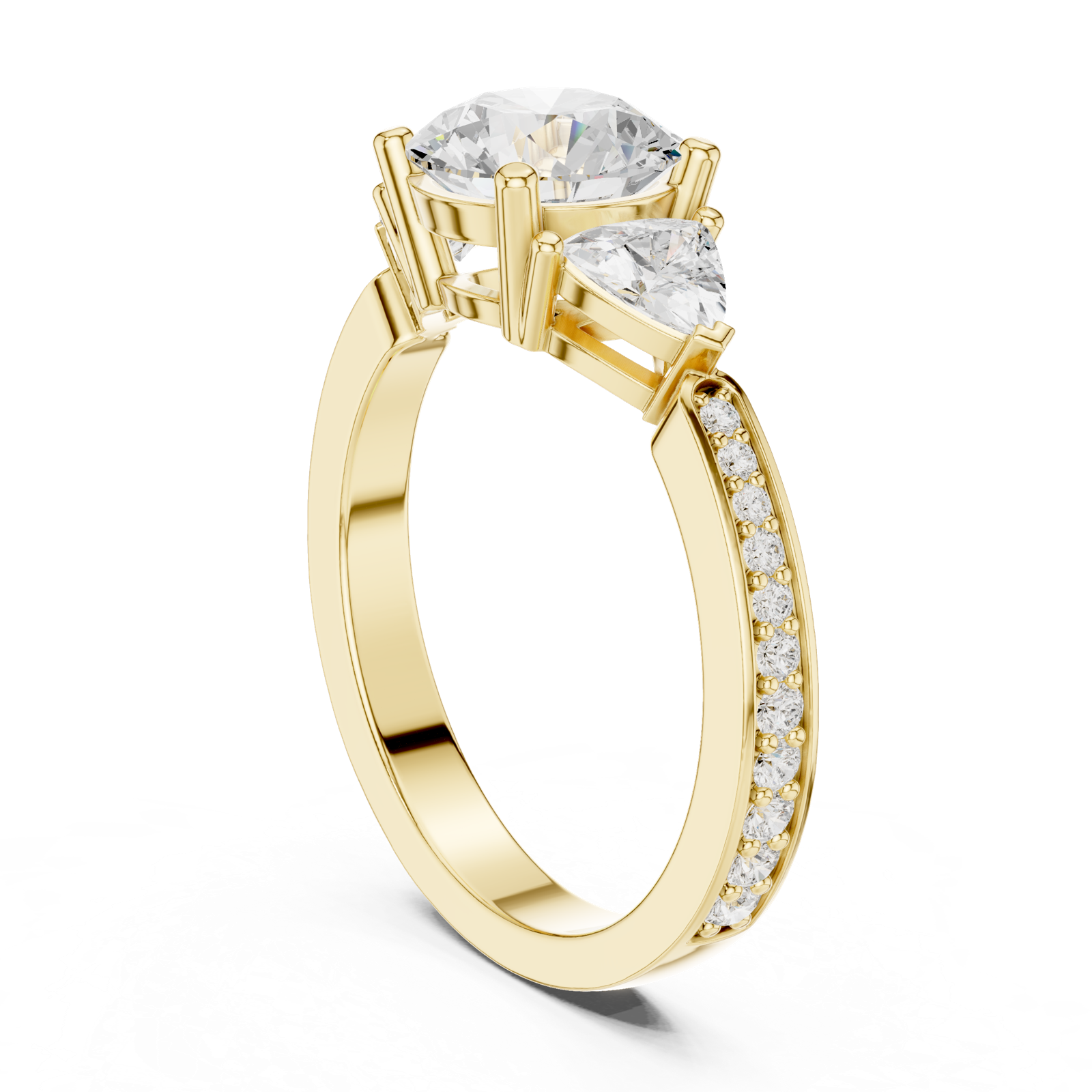 Gold Ring DDLR-264, Yellow Gold, view 1