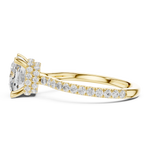 Gold Ring DDLR-1017, Yellow Gold, view 3