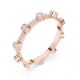 Gold Ring DDLR-708, Rose Gold, view 2