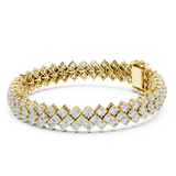 Gold Bracelet FBR0138, Yellow Gold, view 1