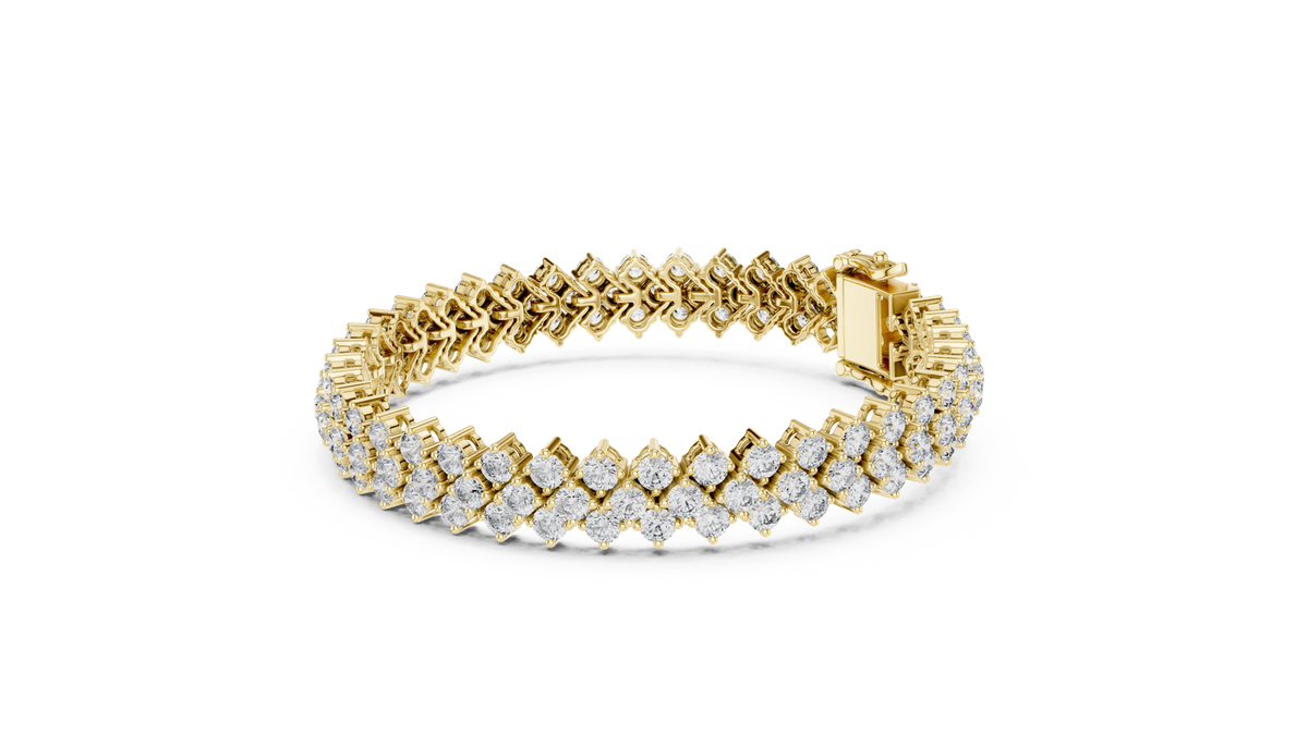 Gold Bracelet FBR0138, Yellow Gold, view 1