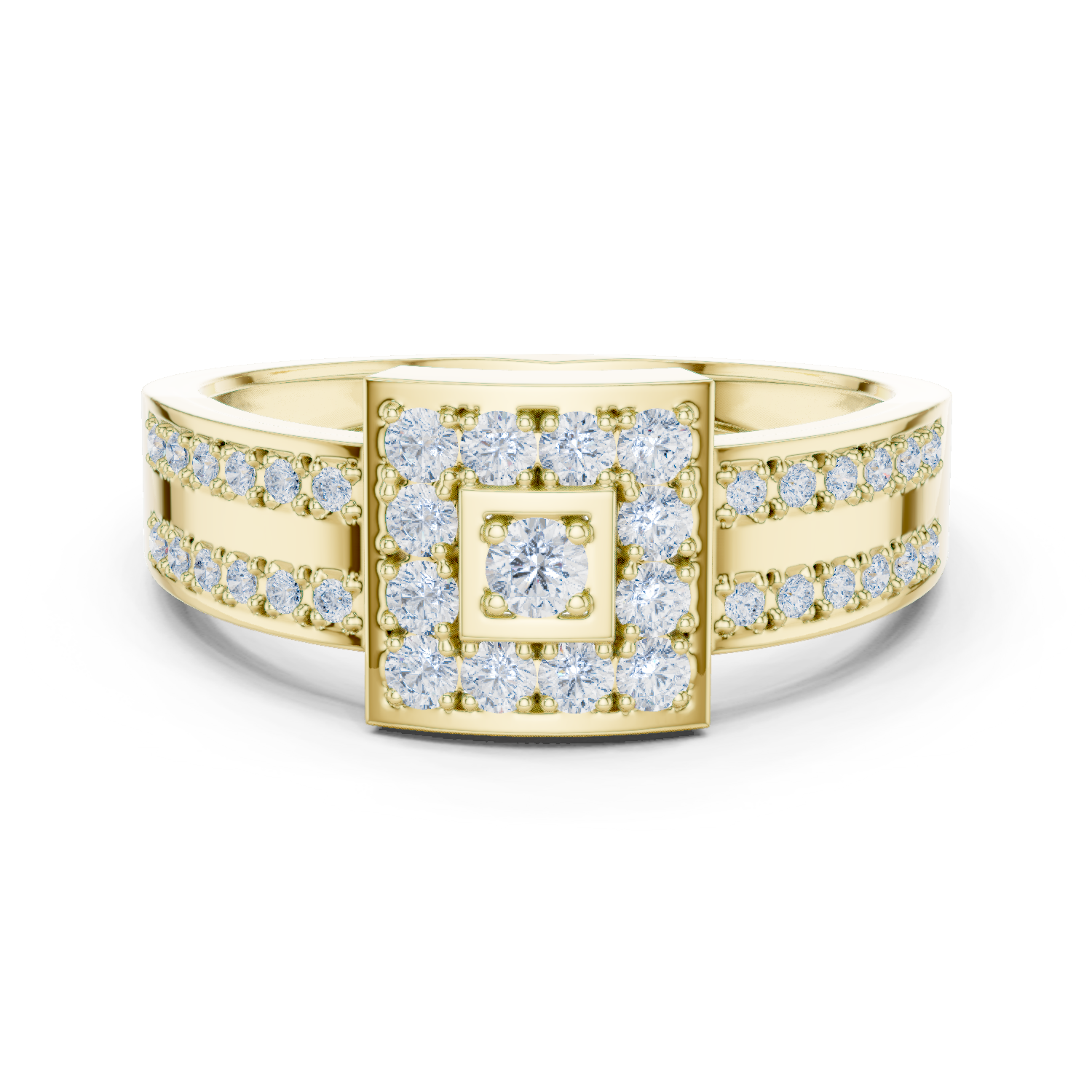 Gold Ring DDLR-806, Yellow Gold