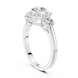 Gold Ring LR-0032, White Gold, view 1