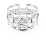 Gold Ring SBMR(6), White Gold, view 4