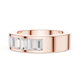 Gold Ring DDLR-381, Rose Gold, view 3