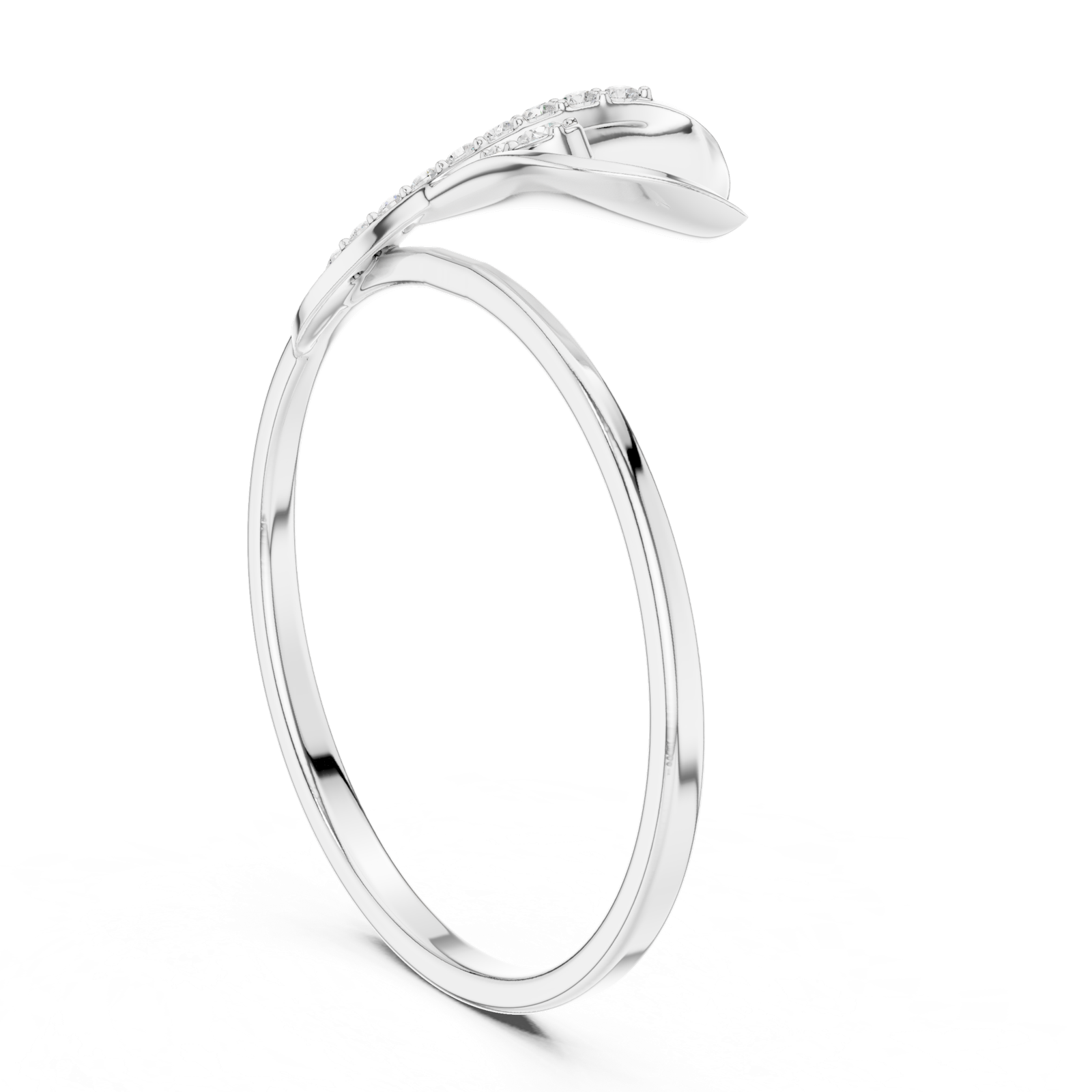 Gold Ring 1 (119), White Gold, view 1