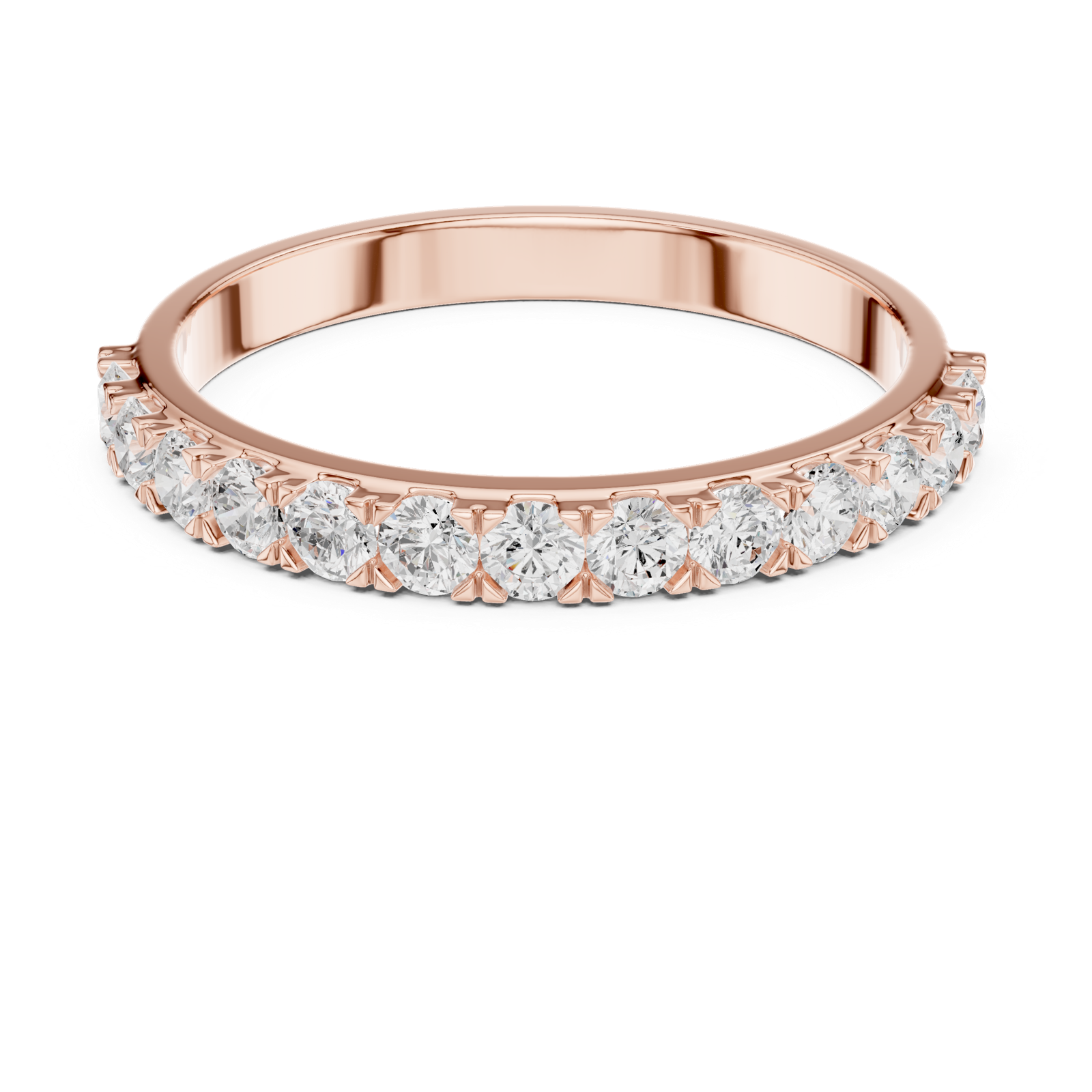 Gold Ring DDLR-696, Rose Gold, view 4