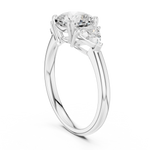 Gold Ring DDLR-853, White Gold, view 1
